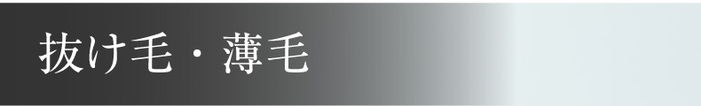 抜け毛・薄毛